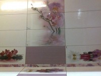 Плитка В Ванную Комнату Цветы Фото